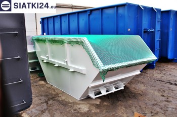 Siatki Łęczna - Siatka przykrywająca na kontener - zabezpieczenie przewożonych ładunków dla terenów Łęcznej